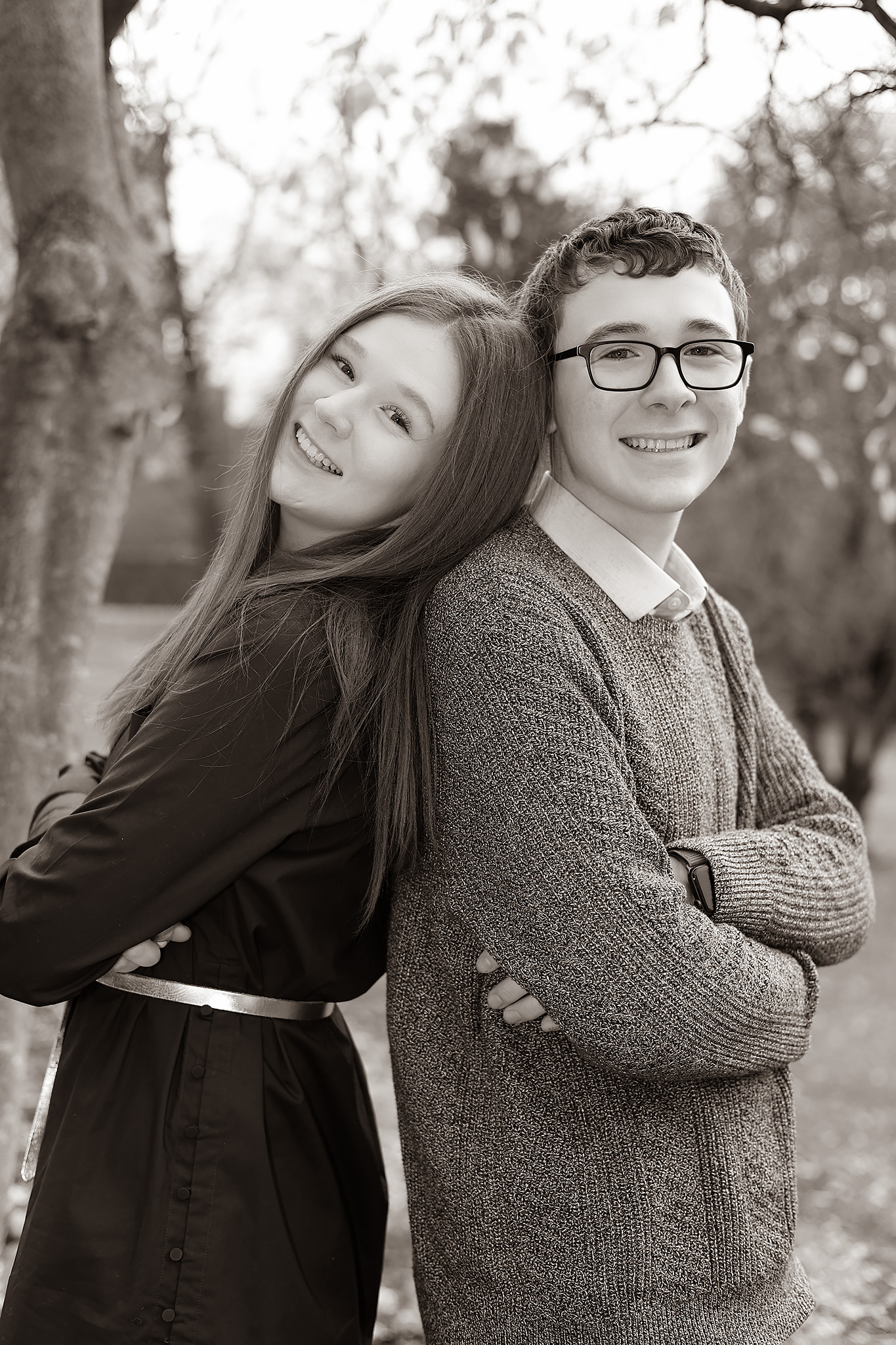 Siblings portrait
